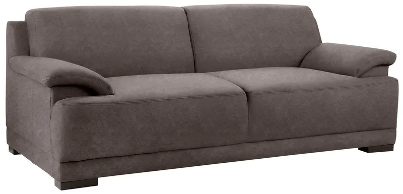 Home affaire 3-Sitzer Telos mit Boxspring-Federung für hohen Sitzkomfort, mit Boxspring-Federung, Grau, – Produktbild 3 von 5