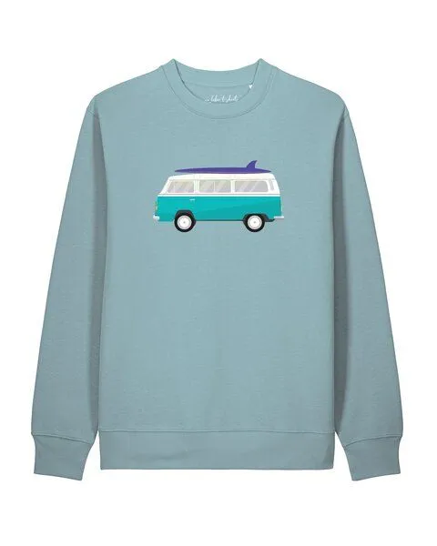 watapparel watapparel Sweatshirt Unisex California Dream, Pebble blue, – Produktbild 1 von 2