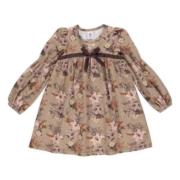 Fred's World by Green Cotton Fred's World by Green Cotton Kleid beige mit Blumendruck, Natural, – Produktbild 1 von 2