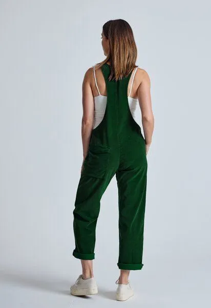 Flax and Loom Flax and Loom Cord Latzhose Mary Lou, Winter green, – Produktbild 5 von 7