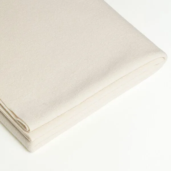 Gottstein Gottstein Wolldecke aus 100% Merino-Schurwolle 145x200 cm, Winterweiß, – Produktbild 1 von 4