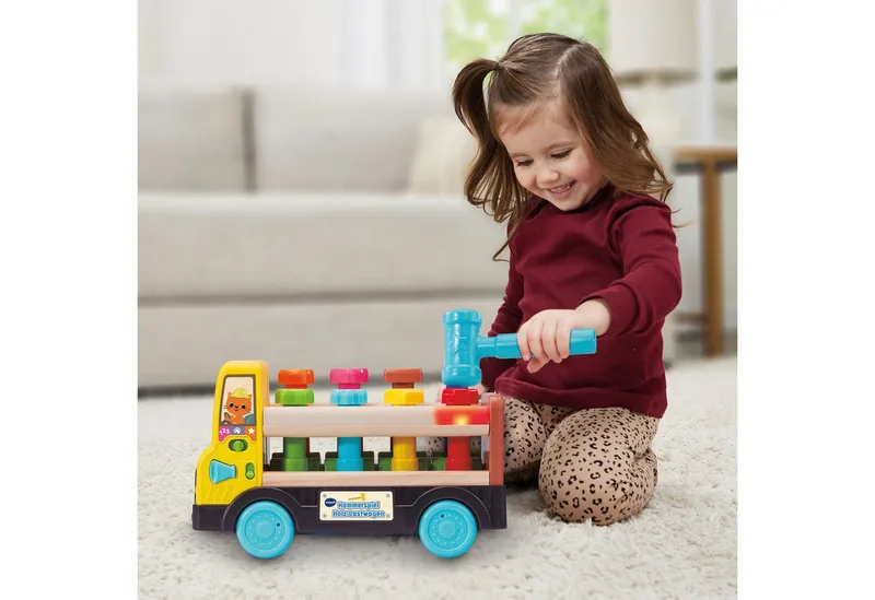 Vtech Vtech Lernspielzeug Hammerspiel Holz-Lastwagen, Bunt, – Produktbild 3 von 4