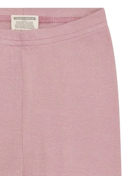 loud + proud loud + proud Babys & Kinder Leggings uni, GOTS-zertifiziert, Aster(rosa), – Produktbild 1 von 2