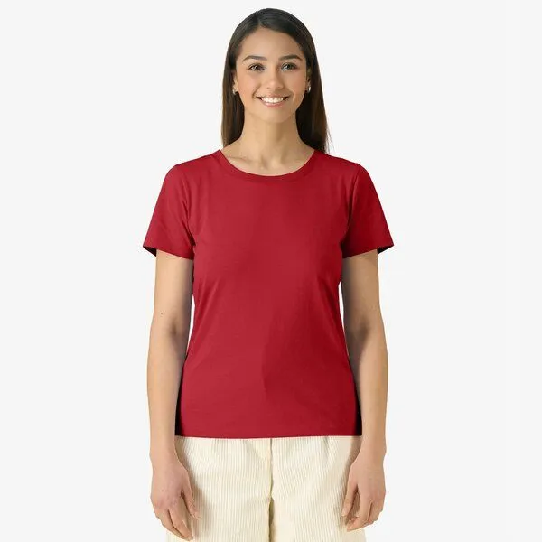YTWOO YTWOO Mid-Light Damen T-Shirt Slim Fit, Rot, – Produktbild 2 von 4