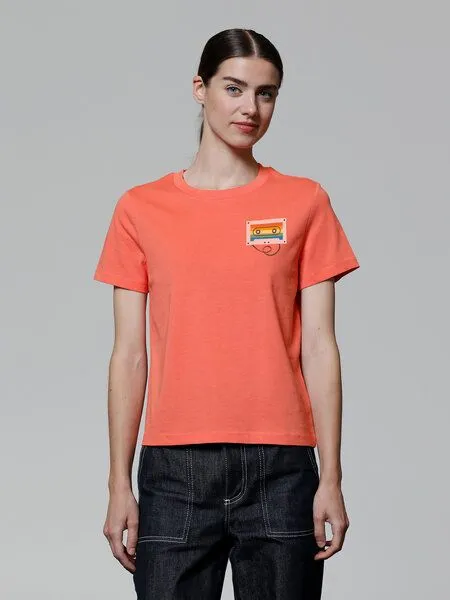 watapparel watapparel T-Shirt Frauen Rainbow Cassette, Fiesta, – Produktbild 2 von 4