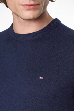 Tommy Hilfiger Tommy Hilfiger Pullover Cotton Kaschmir Dunkelblau - Größe S – Produktbild 1 von 1