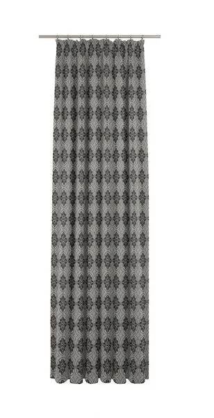 Nature by Adam Nature by Adam Vorhang aus 100% Bio-Baumwolle - Made in Germany - Romantic Puligny, Schwarz, – Produktbild 3 von 7