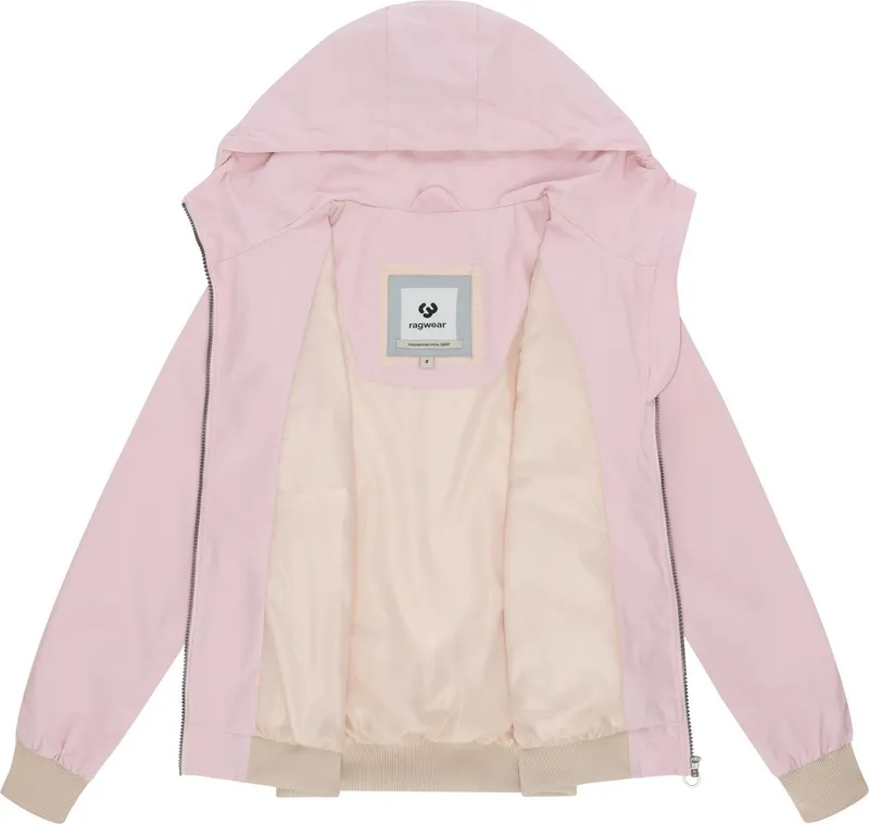 ragwear ragwear Outdoorjacke Nuggeta Summer YOUMODO Lässige Übergangsjacke mit Kapuze, Rosa, – Produktbild 1 von 5