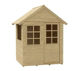 Zwerkules Spielhaus Holla, Kindgerechtes Design, Einfach zusammengebaut, LxBxH 121x98x140cm – Produktbild 1 von 1