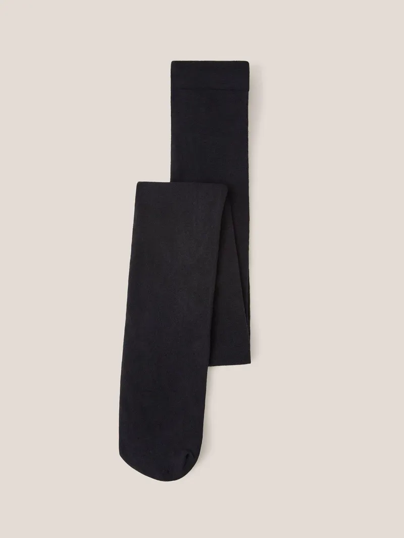White Stuff Strumpfhose Patty - L, Reines schwarz, – Produktbild 3 von 3