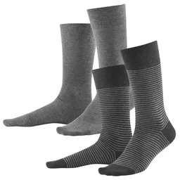 Living Crafts LIVING CRAFTS - Unisex Socken, 2er-Pack - Grau (98% Bio-Baumwolle; 2% Elasthan), Nachhaltige Mode, Bio Bekleidung – Produktbild 1 von 1