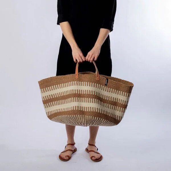 Mifuko KIONDO Korb Pamba XS/S/M/XXL - Wolle/Papier Aufbewahrungs- & Pflanzkorb by Mifuko – Produktbild 4 von 4