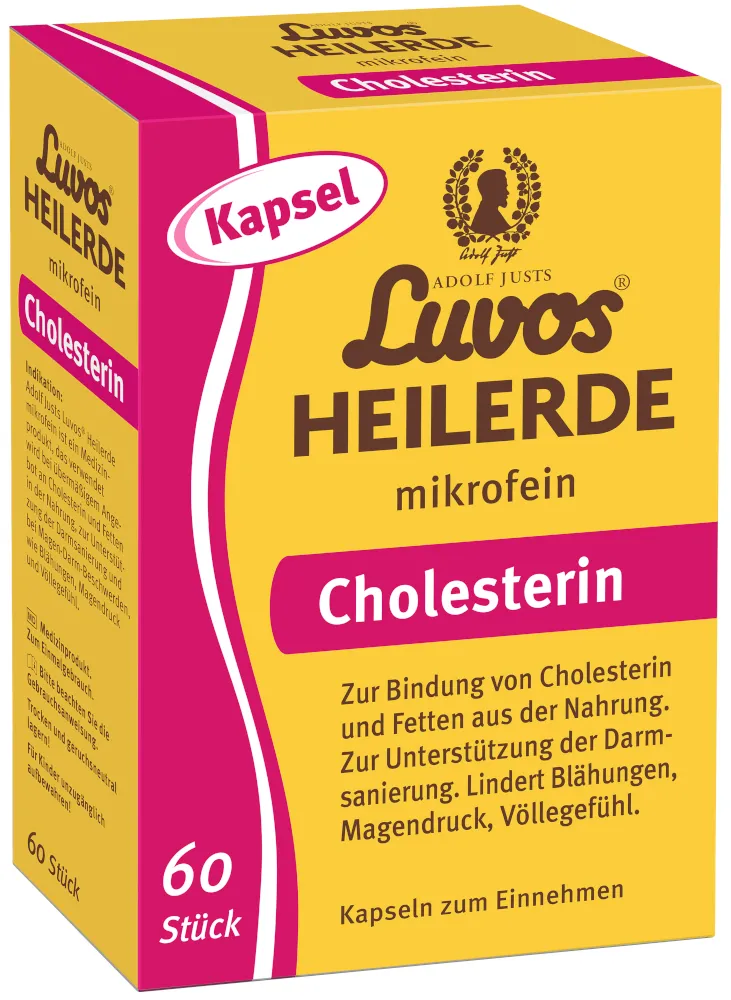 Heilerde-Gesellschaft Luvos Just Heilerde-Gesellschaft Luvos Just Luvos HEILERDE mikrofein 60 St Kapseln – Produktbild 1 von 1