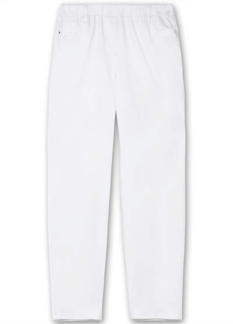 sheego Schlupfhose weiß, Weiß, – Produktbild 1 von 2