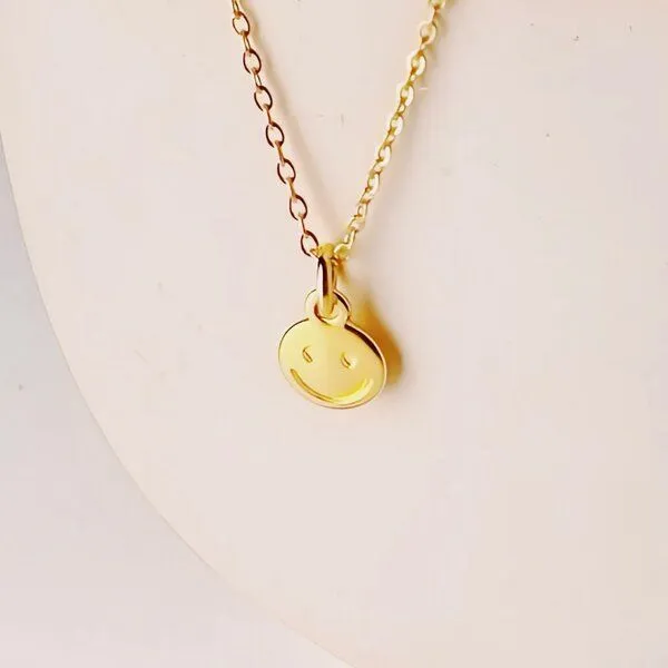 ELEKTROPULLI Elektropulli Smiley Kette, Gold, – Produktbild 3 von 4
