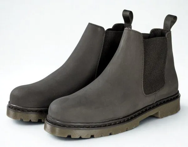 Fairticken Fairticken ALCHELA Vegane Chelsea Boots Unisex (Nobuck), Schwarz, – Produktbild 2 von 4