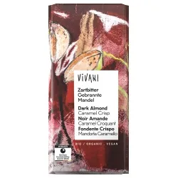 Vivani Vivani Zartbitterschokolade mit gebrannten Mandeln – Produktbild 1 von 1