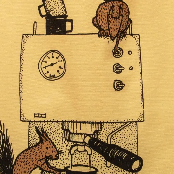 Cmig Cmig Kaffeehörnchen Tote Bag, Viva yellow (gelb), – Produktbild 3 von 4
