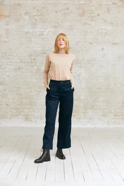 Jyoti - Fair Works Jyoti - Fair Works Damen vegan Hose Suhrutam Nachtblau – Produktbild 1 von 1