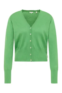 Tranquillo Strickjacke Linaa aus Bio-Baumwolle - peppermint green / L – Produktbild 1 von 1