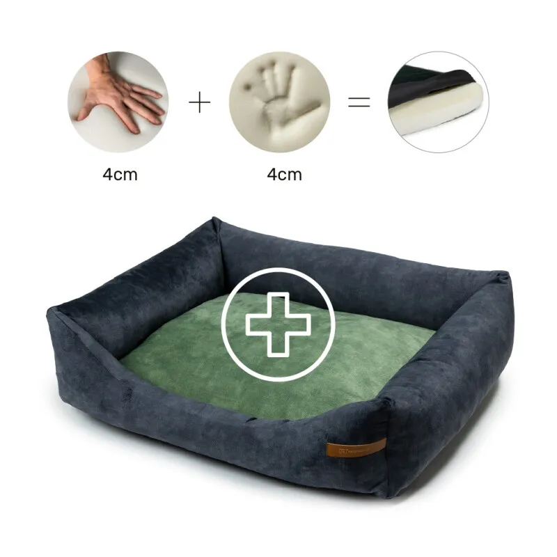 Rexproduct Rexproduct Otto Orthopädisches Hundebett Graphit S-XL, Grün, – Produktbild 1 von 2