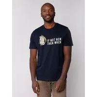 watapparel watapparel T-Shirt Unisex If not now then when, French navy, – Produktbild 1 von 1