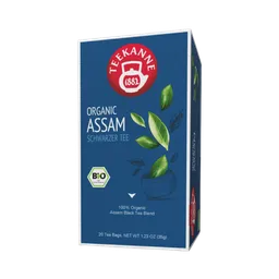Teekanne Teekanne BIO Organic Assam, Bio Schwarztee, Teebeutel im Kuvert, 2. Entnahmefach/displaytauglich, 35g – Produktbild 1 von 1