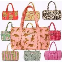 KIKOONI KIKOONI handgefertigte große Baumwolltasche "K. Shopper", Electric tigress 2, – Produktbild 1 von 1
