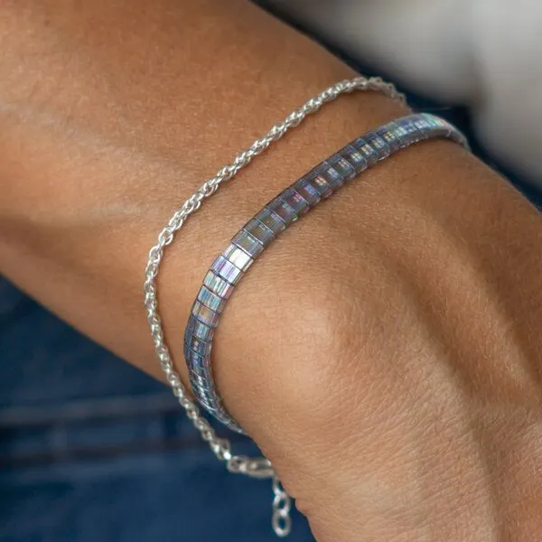 juni juni Graues Tila Armband Cloud – Produktbild 3 von 4