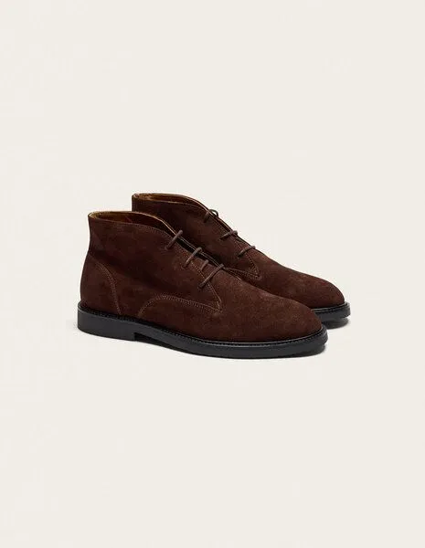 Odaje Odaje Velour Ankle Boot Modell: Mazio, Suede brown, – Produktbild 1 von 4