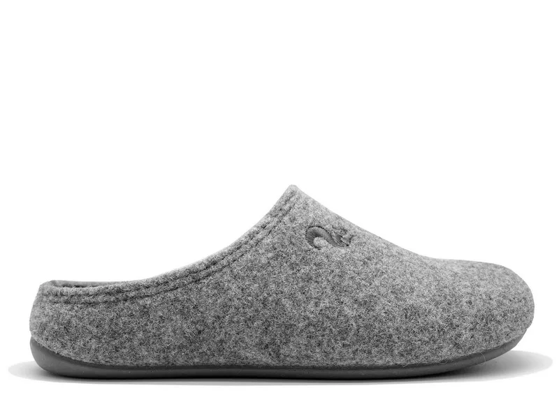 thies thies 1856 Recycled PET Slipper Slipper Vegan, Grau, – Produktbild 2 von 5