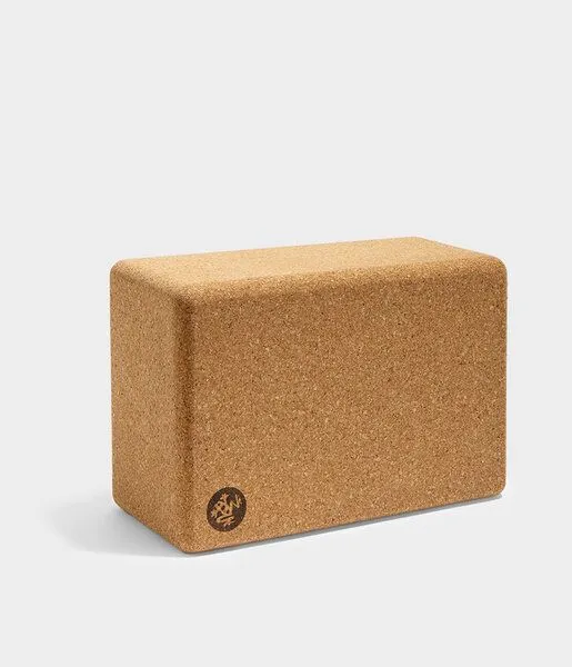 Manduka Manduka Korkblock – Yogablock aus massivem Kork, Natur, – Produktbild 1 von 4