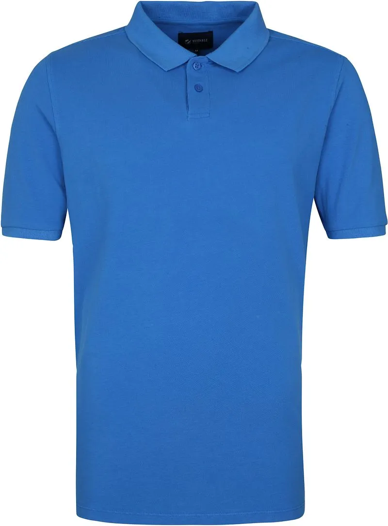 Suitable Suitable Respect Poloshirt Pete Blau - Größe M, Blau, – Produktbild 2 von 5