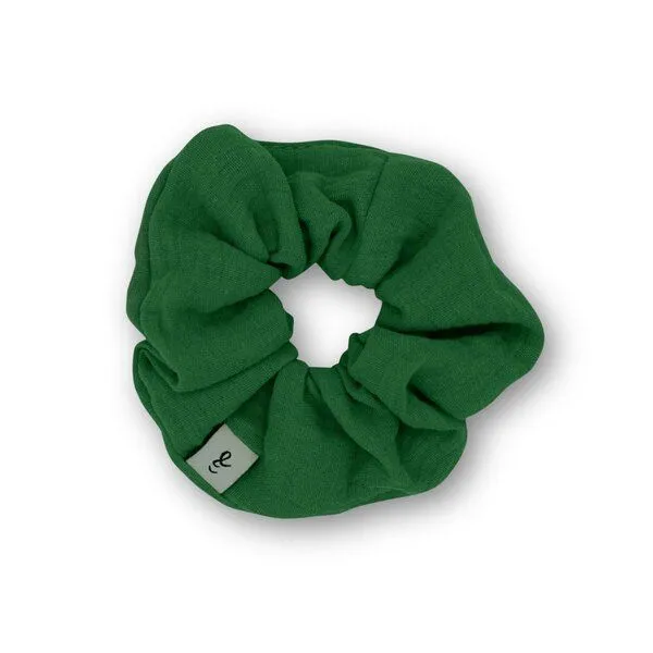 Hutch&Putch Hutch&Putch Musselin-Scrunchie • Kinder, Tannengrün, – Produktbild 2 von 2