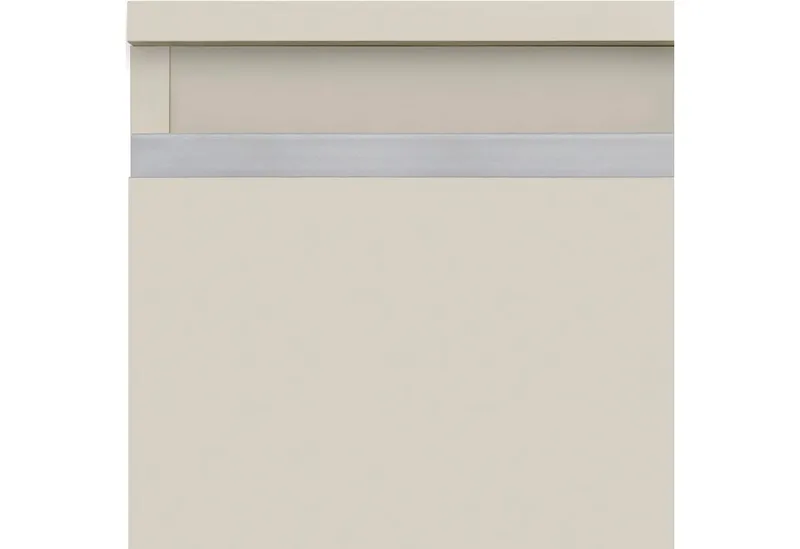 Home affaire Lowboard Magic,Lowboard,TV-Kommode,TV-Möbel,TV-Bank, Alugriff, 2 Türen, 2 Schubkästen, B/T/H 240×40×40 cm, kaschmir matt, Braun, – Produktbild 4 von 5