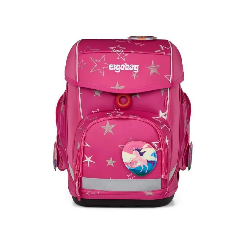 Ergobag Ergobag Schulranzen Cubo (5tlg., inkl. Sportbeutel, Federmäppchen, Schlampermäppchen und Kletties), Sternzaubär, – Produktbild 2 von 5