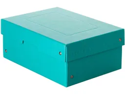 Falken Falken Aufbewahrungsbox "PURE Box" Pastell, DIN A5, 100 mm Höhe, azur – Produktbild 1 von 1