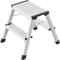 Hailo Hailo Trittleiter "D60 StandardLine", 2 x 2 Stufen, aus Aluminium – Produktbild 1 von 1
