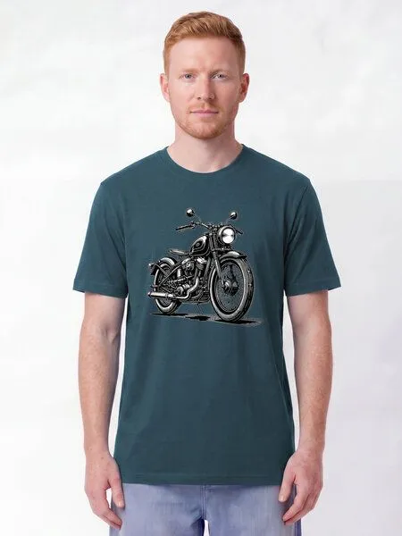 watapparel watapparel T-Shirt Unisex Classic Motorrad, Stargazer, – Produktbild 2 von 2