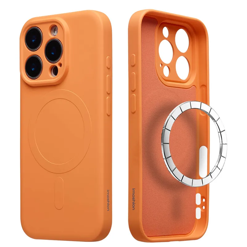imoshion imoshion Color Back Cover mit MagSafe für das Apple iPhone 16 Pro Max, Orange, – Produktbild 1 von 1