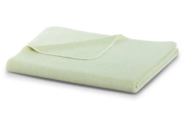 biederlack biederlack Wohn-und Kuscheldecke Cotton Comfort "Pearl" 100 % Baumwolle tolle Sommerfarben, Mint, – Produktbild 1 von 4