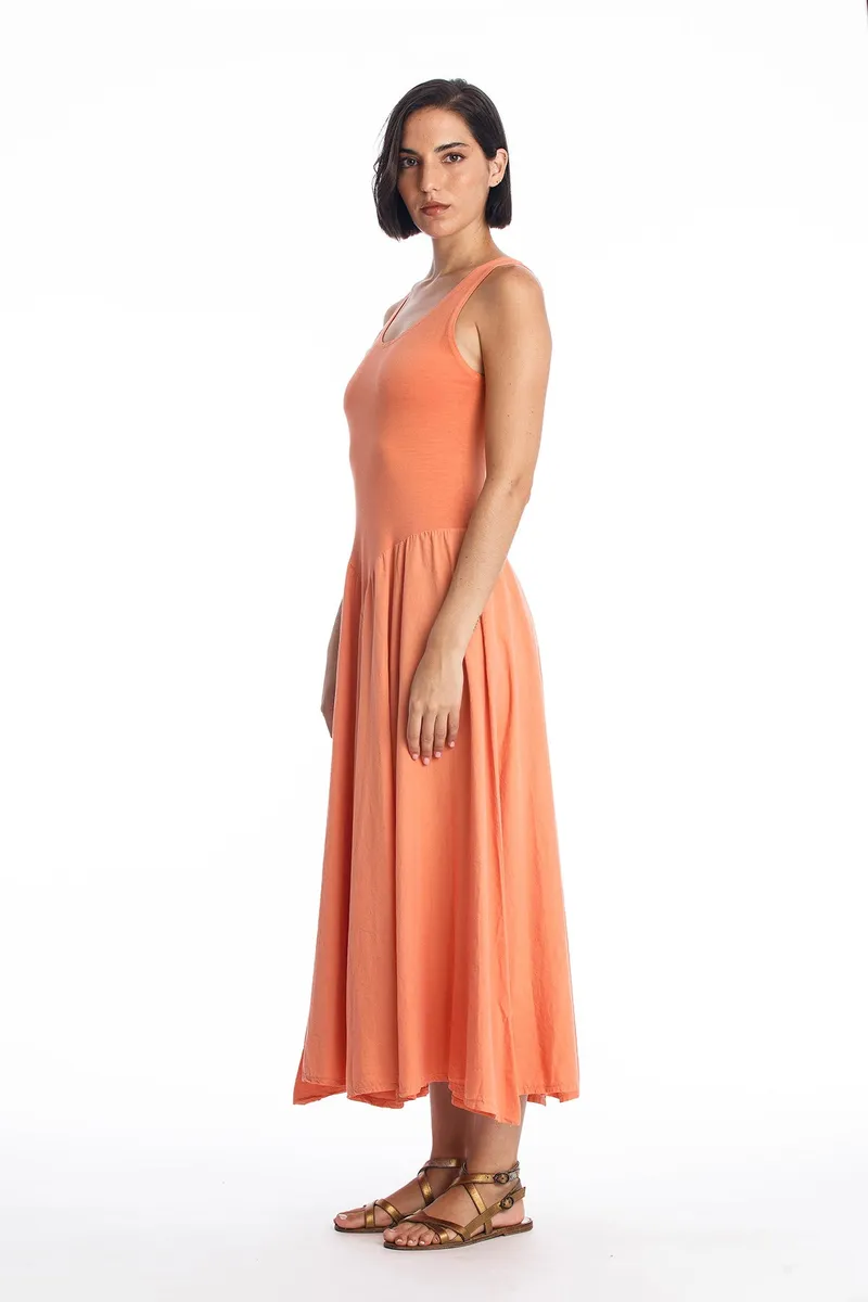 RAVENS VIEW IBIZA RAVENS VIEW IBIZA Damen vegan Kleid Look Apricot, Hell orange, – Produktbild 2 von 2