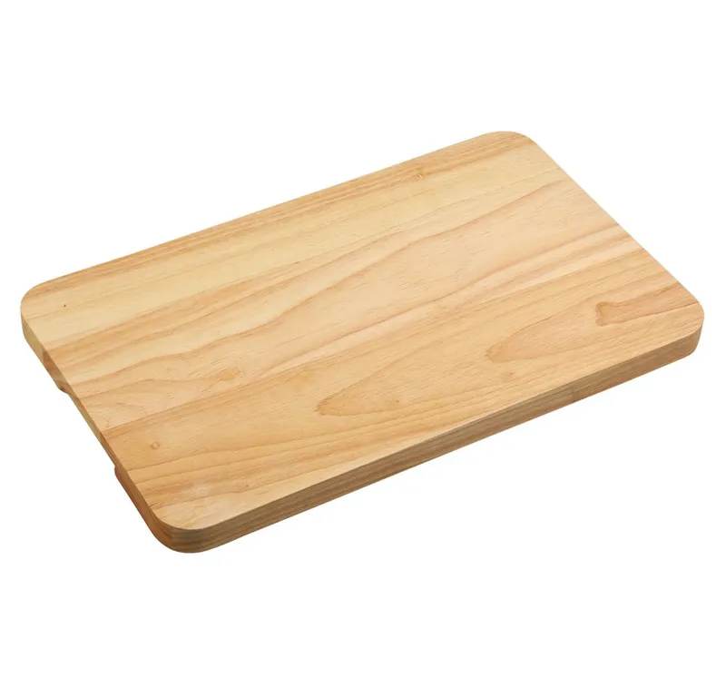 Kesper Kesper Schneidebrett Servierbrett. Rubberwood, FSC, Hartholz, (1-St), messerschonend, Beige, – Produktbild 2 von 2