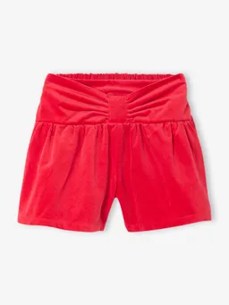 Vertbaudet Mädchen Samtshorts mit Schleife vorn – Produktbild 1 von 1