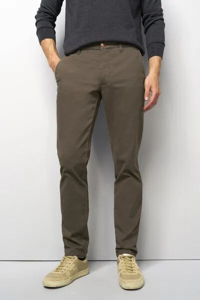 M 5 BY MEYER M 5 BY MEYER Sportliche Chino in Micro Struktur, Braun (stone), – Produktbild 5 von 8