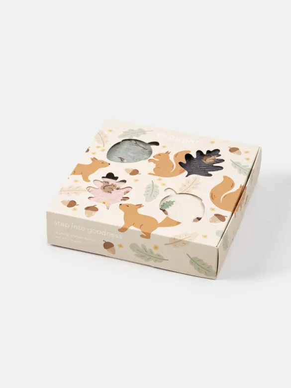 Thought Sockenbox Modell: Woodland Squirrel, Multi, – Produktbild 1 von 1
