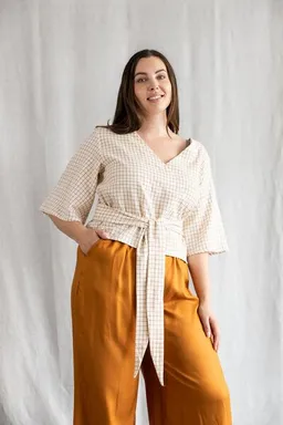 Jyoti - Fair Works Jyoti - Fair Works Baumwoll Bluse Vasanta – Produktbild 1 von 1