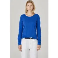 HempAge HempAge Damen Langarm-Shirt Lene Hanf/Bio-Baumwolle, Royal (blau), – Produktbild 1 von 2