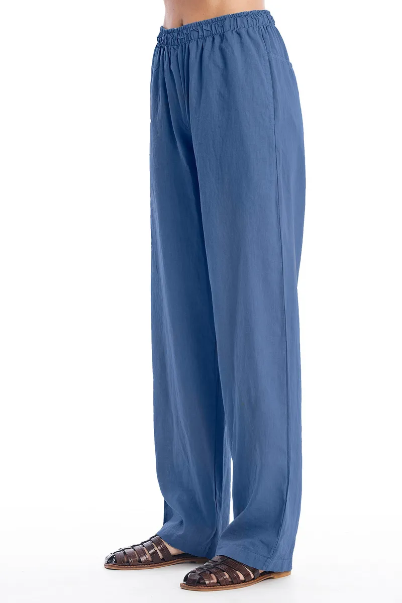RAVENS VIEW IBIZA RAVENS VIEW IBIZA Damen vegan Hose Oregon Indigoblau, Dunkelblau, – Produktbild 1 von 1