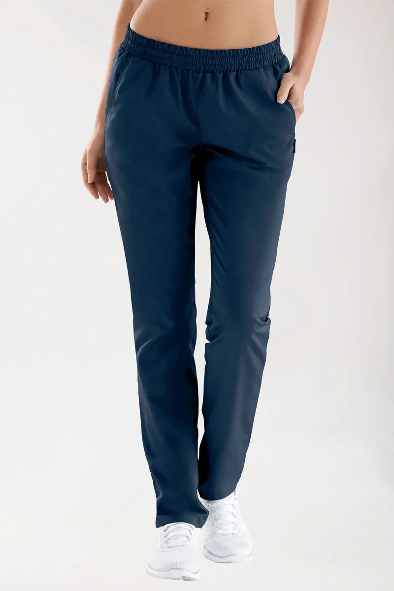 BERUFSBEKLEIDUNG CORE Arbeits- und Berufshose Damen - leicht vertiefter Bund, navy - Berufsbekleidung.de, Navy, – Produktbild 1 von 1